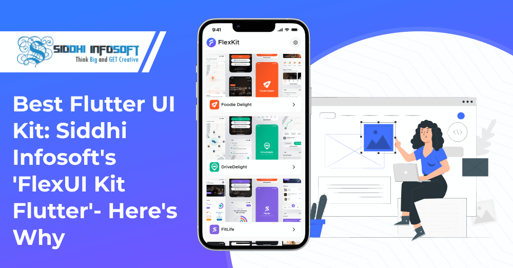 Best Flutter UI Kit: Siddhi infosoft's 'FlexUI Kit Flutter