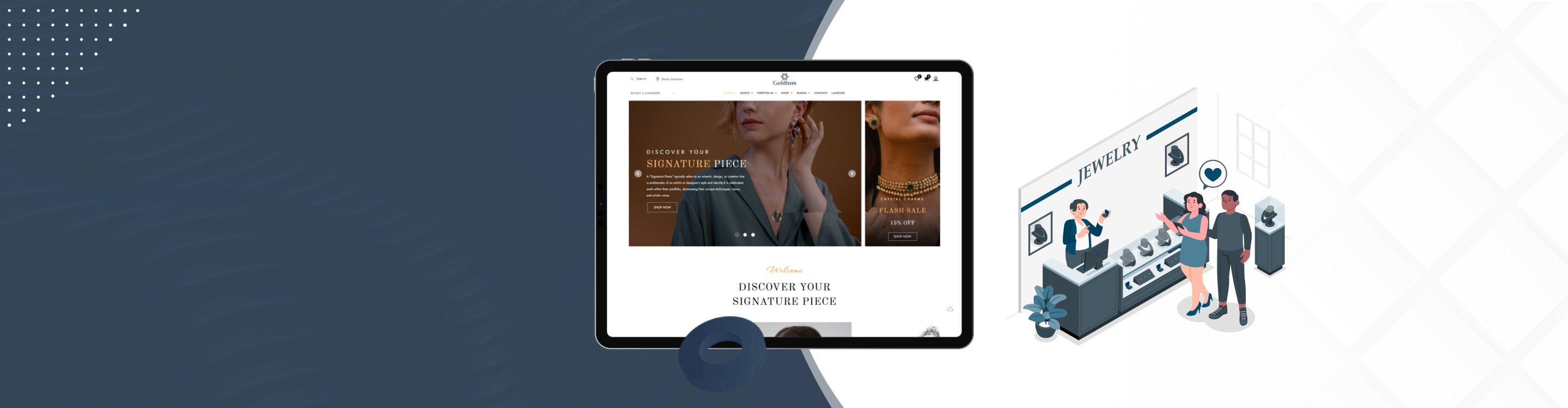 Goldium: Premium Jewelry eCommerce Platform