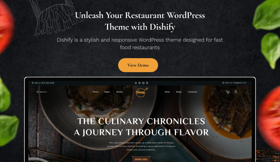 Dishify: Create Stunning Restaurant Websites Easily