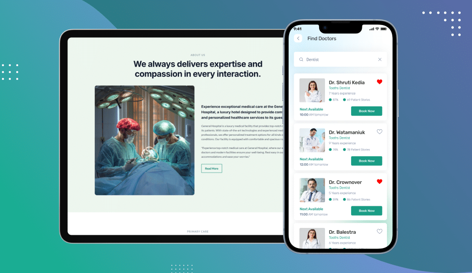 Modernizing Healthcare: Top Web & Mobile App Developers
