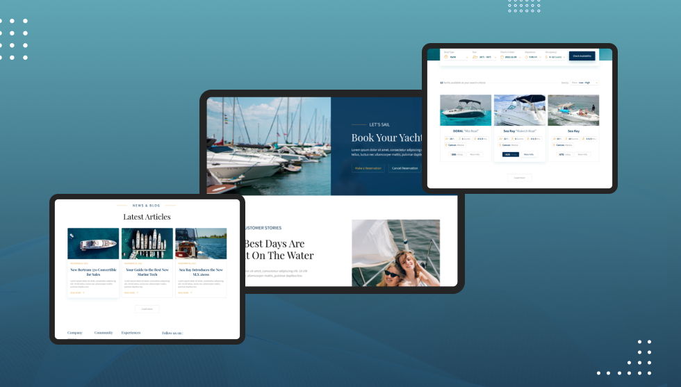 Yachter: Luxury Yacht & Boat Travel WordPress Theme