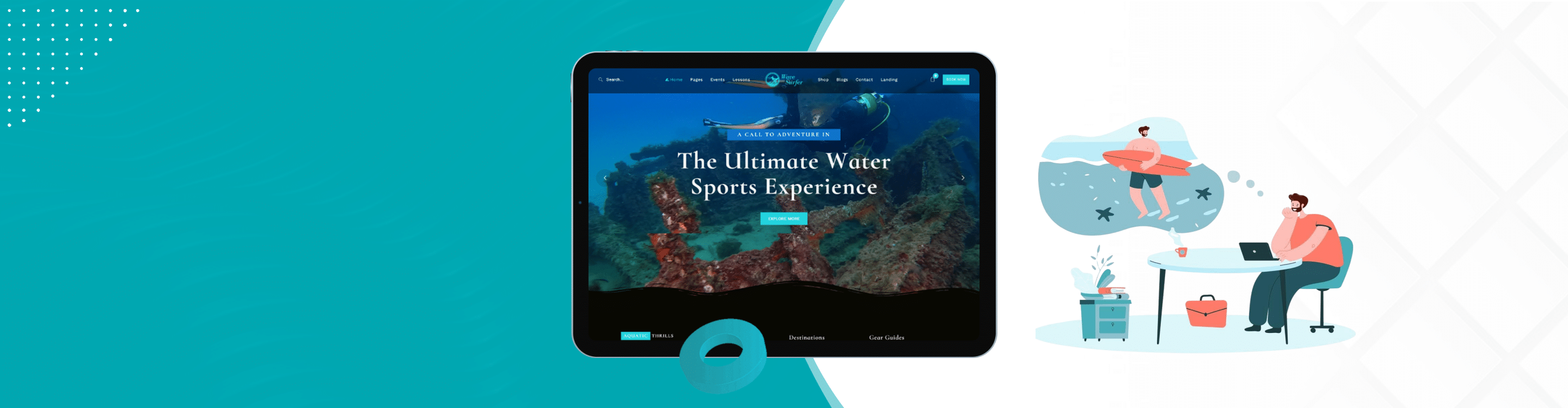 WaveSurfer: Surfing & Water Sports WP Theme