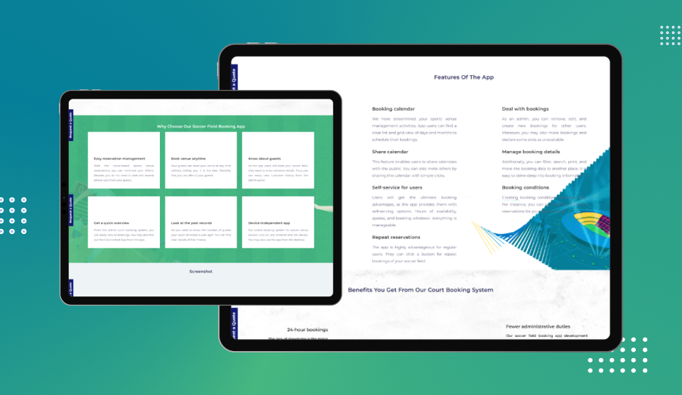 Soccer Field Booking App – Smart Sports Venue Management Solution