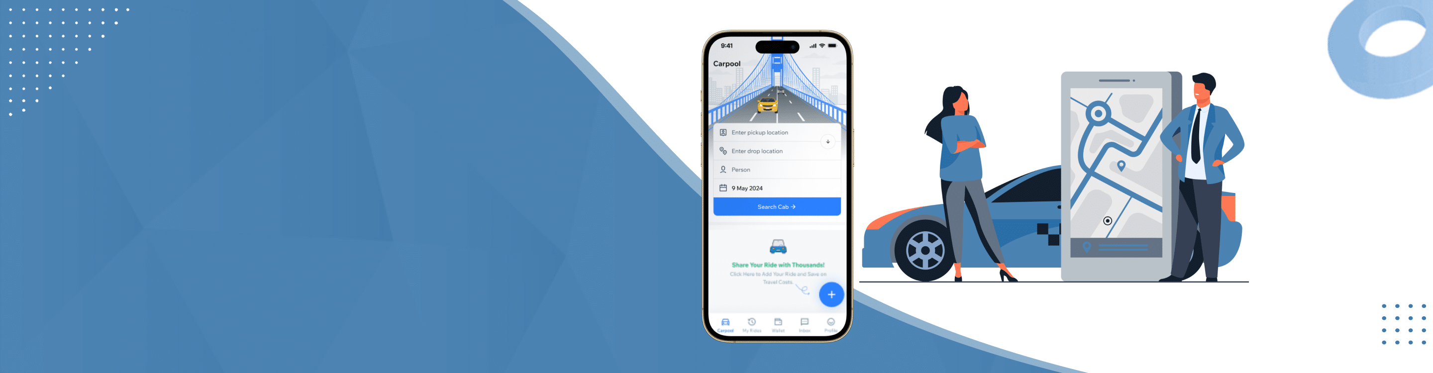 PoolMate – The Ultimate BlaBlaCar Clone for Building a Profitable Carpooling App in Flutter