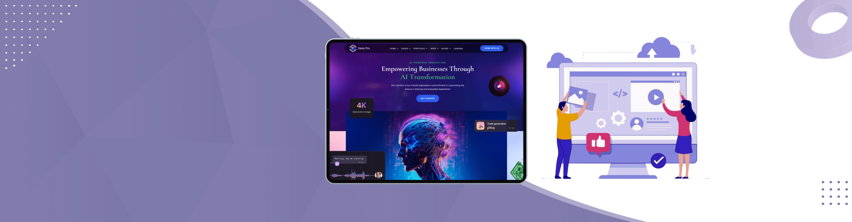 SaaSPro WordPress Theme for SaaS & Startups