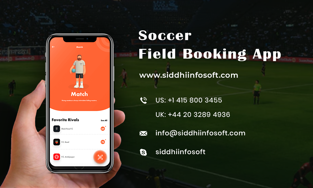 Soccer Field Booking App Development Sports Centre Scheduling System