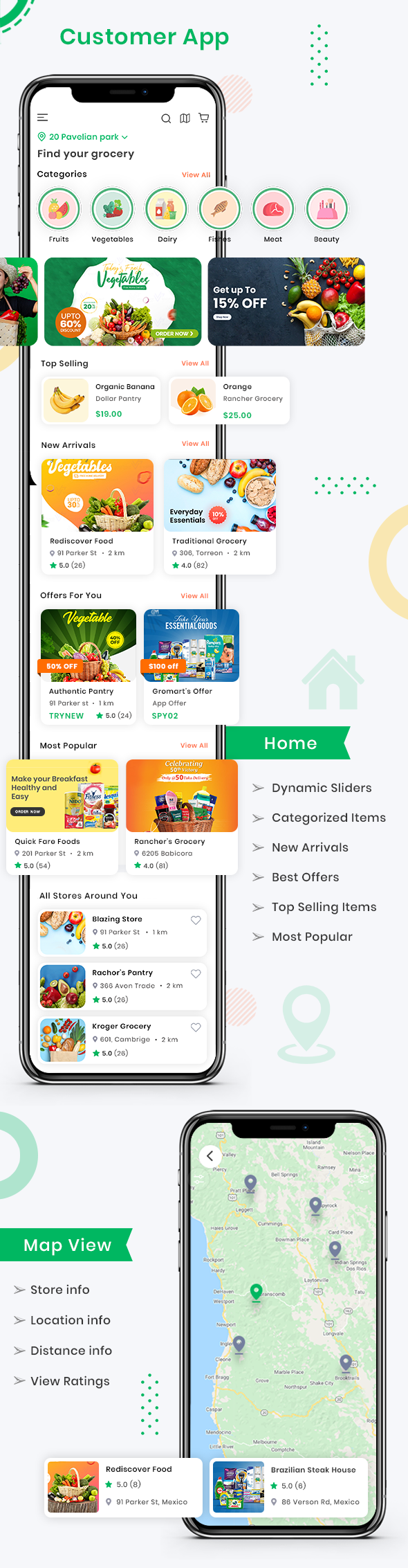 GroMart | Grocery Store App | Grocery Delivery | Multivendor Grocery Flutter App - 8