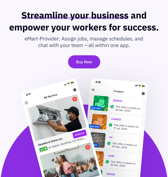 eMart - Service Provider app for On-Demand Service - 1